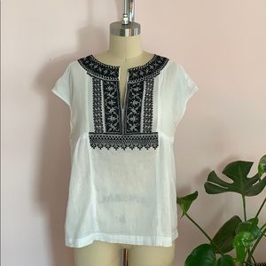 boho Gauze Madewell Blouse